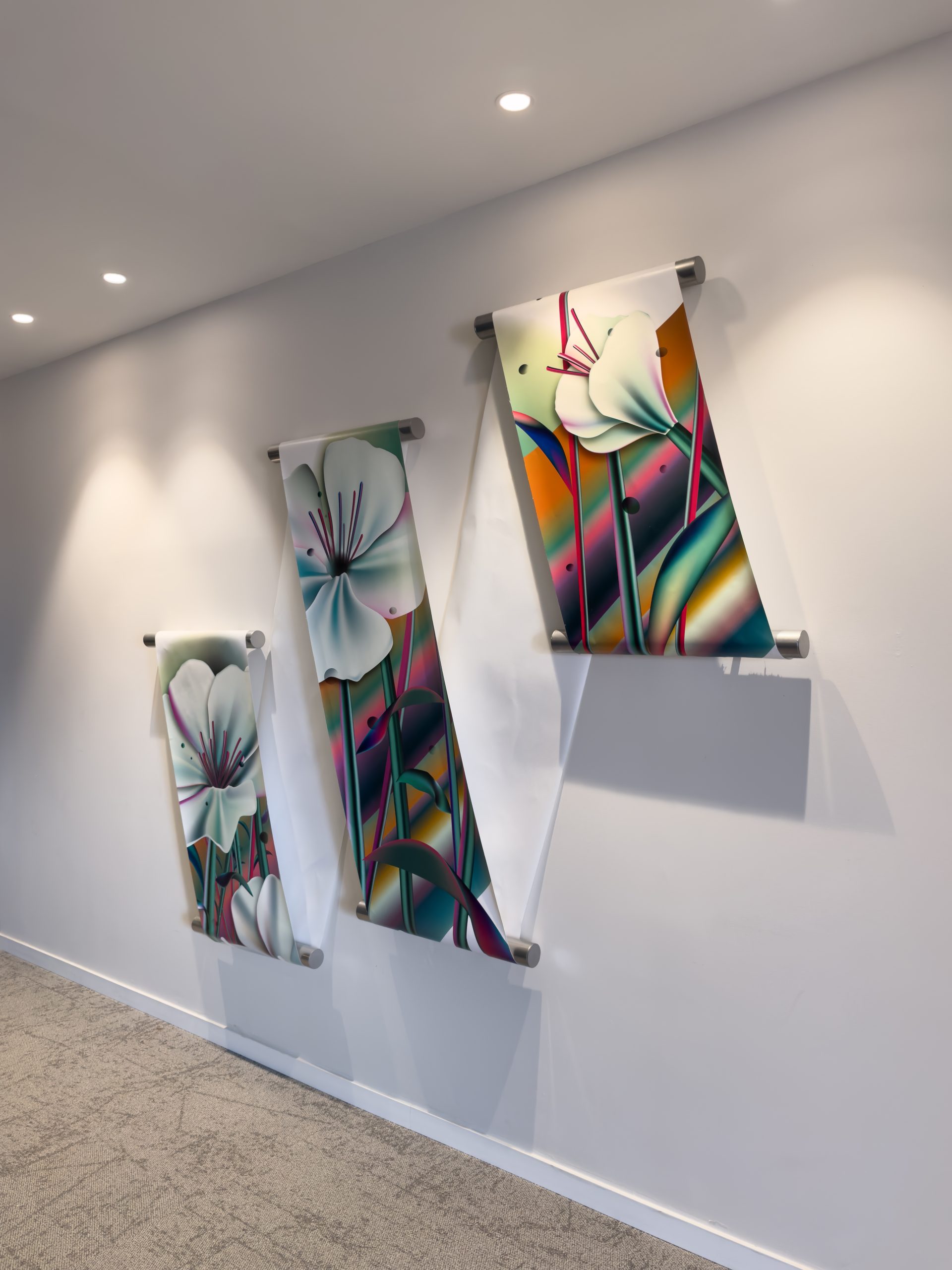HP branded art installation