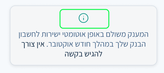 Navigation card after usability changes